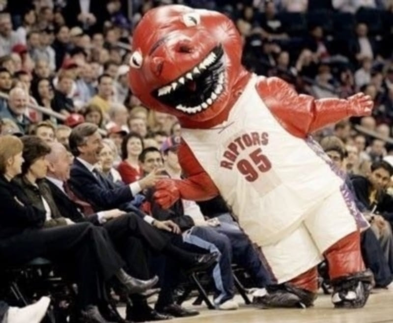 Toronto Raptors Mascot's Animated GIF Triumph